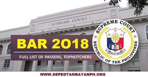 FULL LIST: 2018 bar exam passers .